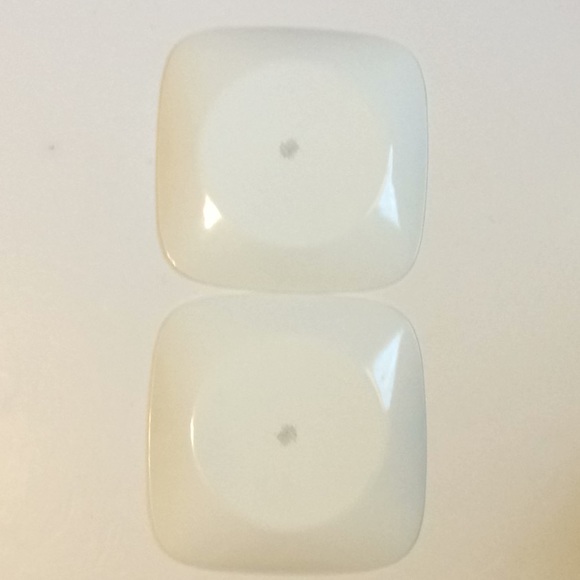 COPY - Corelle Vitrelle Lot of 2 Leaf Pattern 10.5” Square Dinner Plate - Picture 3 of 4